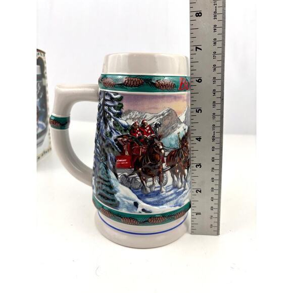 1993 Budweiser Holiday Stein Collection Special Delivery Anheuser-Busch Beer - Picture 6 of 16
